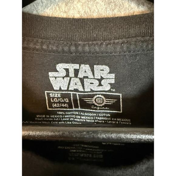 Star Wars “The Mighty Vader” Comic Book Theme Splatter T-Shirt Adult Size Large - Picture 4 of 4